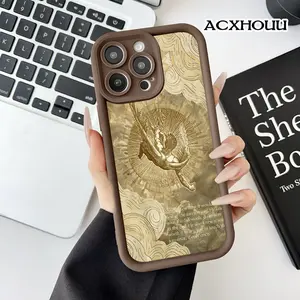 Case for iPhone 17 16 E Pro Max 15 Plus 14 13 12 11 XS XR Icarus’ Sun Anti-Scratch Shockproof Soft Silicone Protective Cover