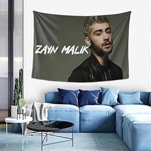 Zayn Malik Art Prints Poster Wall Decor Tapestry, for Clubs Bars University Dormitories Living Rooms Bedrooms Gift Home Hanging Decorate Tapestries