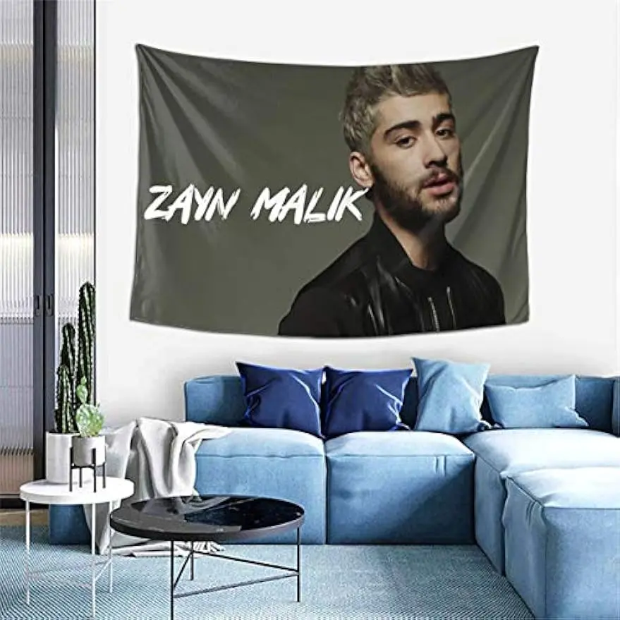 Zayn Malik Art Prints Poster Wall Decor Tapestry, for Clubs Bars University Dormitories Living Rooms Bedrooms Gift Home Hanging Decorate Tapestries