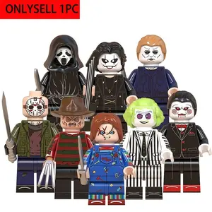 1 pc Figure Horror Movie Day Of The Dead Mini Building Blocks Children Adult Halloween Christmas Toys Gift