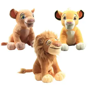 Cartoon Lion King And Son Simba Soft Kids Doll Young Simba Stuffed Animals Plush Children Toy Christmas Gifts