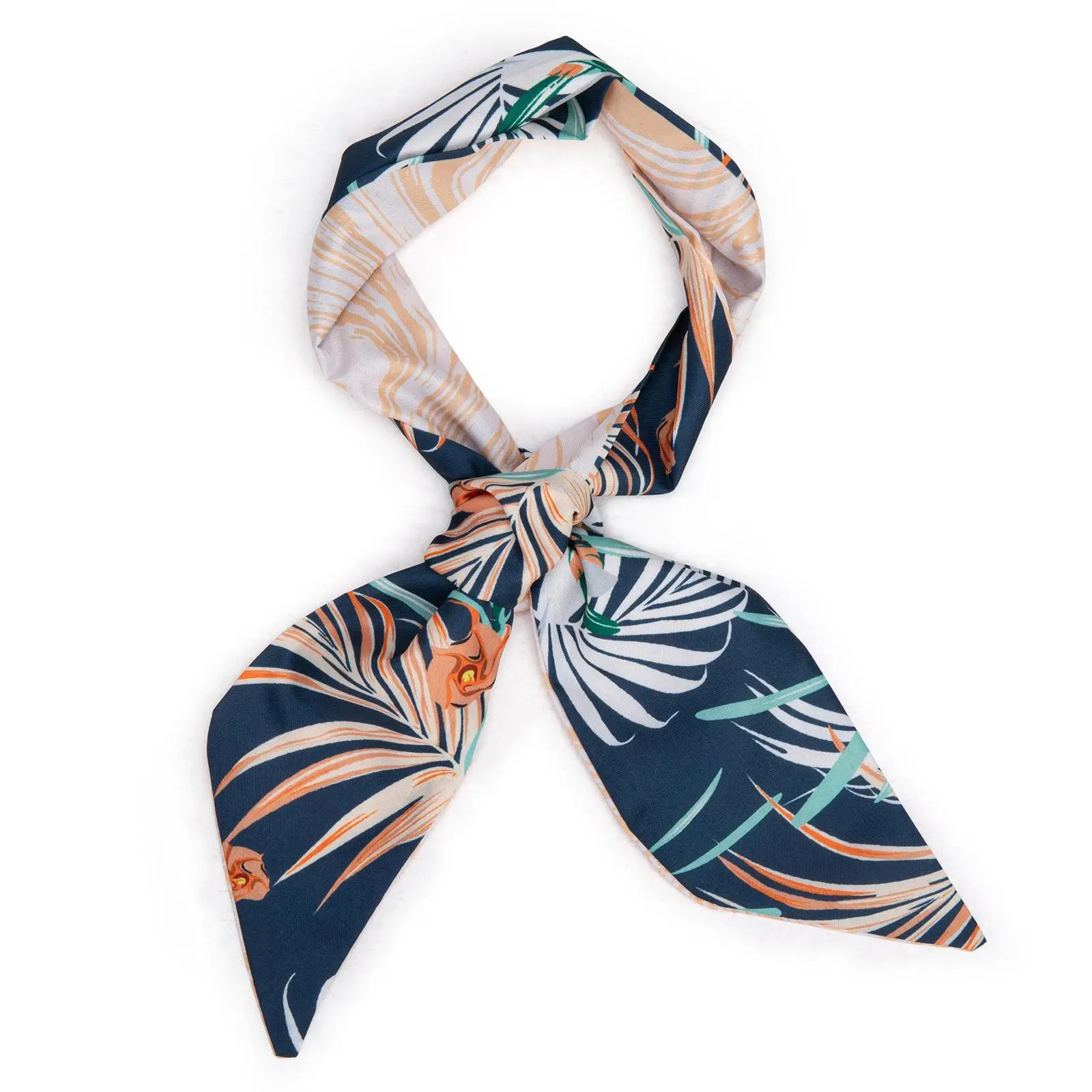 Silk Scarf Bow Bag Charm 34" x 2"