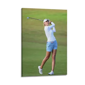 Nelly Korda Poster for Bedroom Aesthetic Canvas Wall Art Living Room Posters Painting Picture Print Modern Family Decor Artist Bathroom Poster