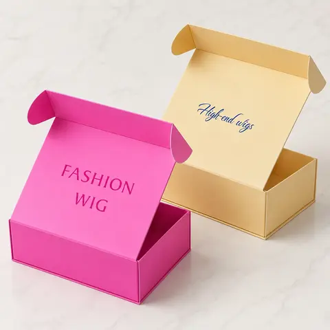 ERQQ HAIR Classy Gift Box - Elegant Gift Package for Wig Storage, Bag Accessories Organization and Shipping Mailing (Random Color)