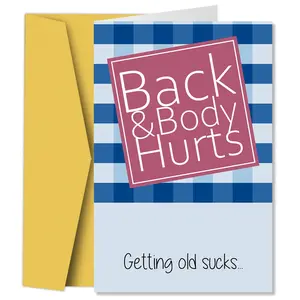 Funny Birthday Card for Mom Sister Colleague Bestie, Humorous Theme Greeting Card for Age Groups 30th 40th 50th 60th Birthdays, Perfect Gift Idea