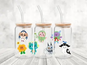 GMMTV Mascots 16 oz Glass