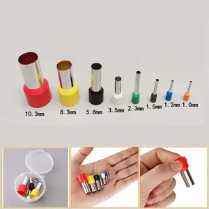 8Pcs Stainless Steel+Plastic Indentation Round Circle Shape Polymer Clay Cutters Mold, Ceramics Dotting Baking Ring Mold Cutter Punch Tools for Clay Pottery Craft Handmade with Storage Case