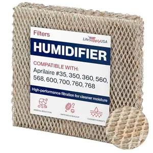 35 Water Panel Humidifier Replacement Filter Made of Aluminum Mesh Compatible with AprilAire Whole-House Humidifier Models 300 350 360 560 560A 568 600 600A 600M 700 700A 700M 760 760A 768