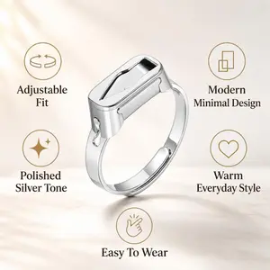 Adjustable Decompression Ring - Trendy Tool-Inspired Fashion Accessory, Stress-Relief Finger Jewelry for Men and Women, Christmas Gift Option