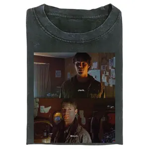 Supernatural Jerk vs B*tch Shirt, Dean Winchester Funny TV Show Quote Tee Gift for Men, Gift for Women, Crew Neck T-shirt, Trending T-shirt