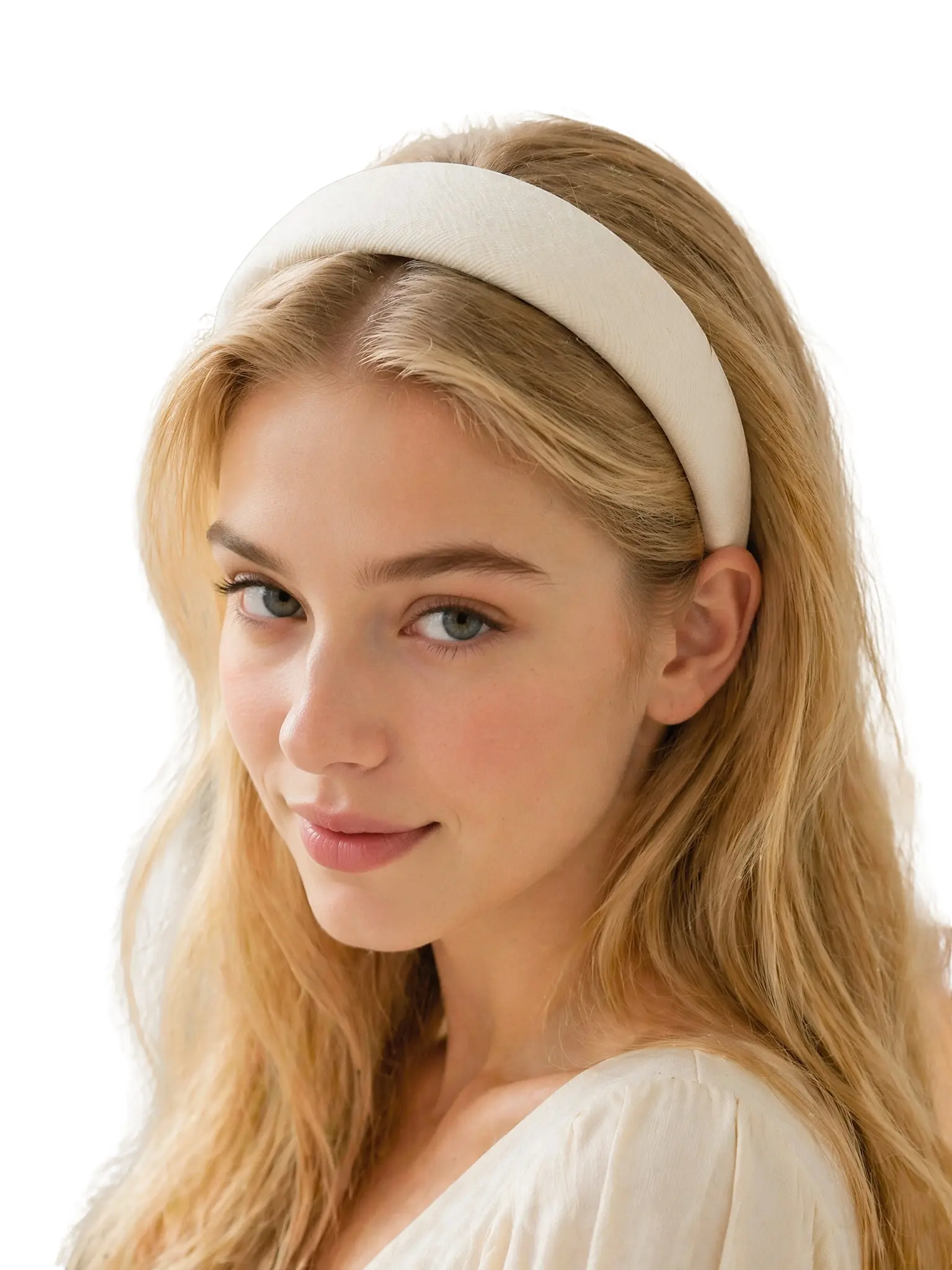 Solid Color Padded Headband, Thick Sponge Fabric Hair Hoop, Elegant Non-slip Hair Accessories for Women, Chic Headbands, Headband Accessory