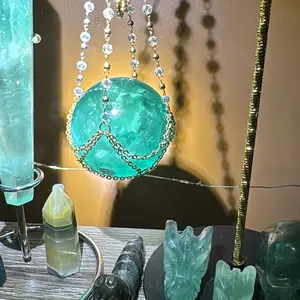 SG Live Natural Crystal Sphere Tower Carving Customize Kit for Home Decoration - Black Friday Special Natural Material Customizable Home Decor-SG-07