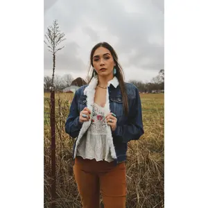 FLEECE DENIM JACKET FLEECE DENIM JACKET