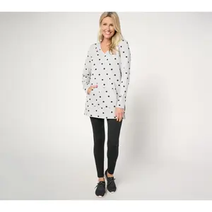 Cuddl Duds Petite Comfortwear Tunic & Legging Lounge Set