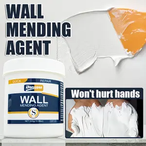 Doeyvose Fast-Drying Wall Repair Paste, Wall Hole Putty, Waterproof Crack & Hole Filler for Indoor/outdoor Use, Suitable for Gypsum & Concrete
