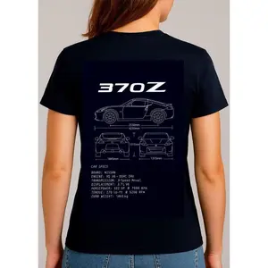 Black Nissan 370Z Blueprint Hoodie or T-shirt