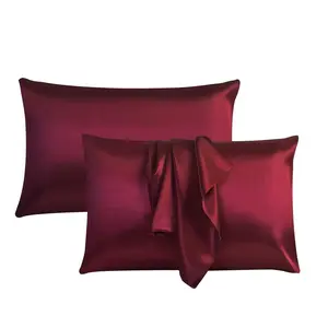Bukyz Silky Satin Pillowcase Set, Luxury Premium Pillow Covers for Standard Pillows