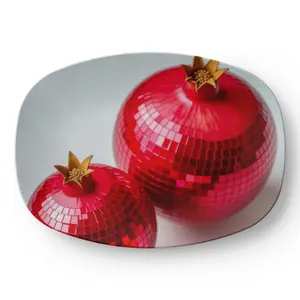 Disco Pomegranate 10"x14" Platter
