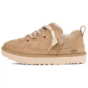 UGG Highland Men's Low-Top Casual Shoes with Fabric and Leather Upper, Slip-Resistant, Comfortable Trending Shoes, House White Official Shoes to Get / Maison Mihara