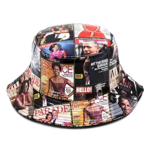Fashion World Magazine Cover Collage Hat