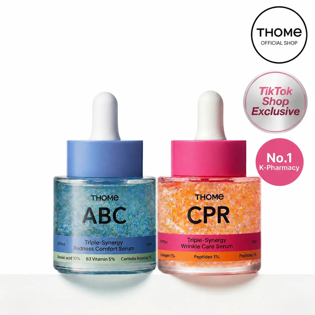 [TIKTOK SHOP EXCLUSIVE/K-PHARMACY No.1] ABCPR Duo Serum: 7-Day Korean Glass Skin Kit
