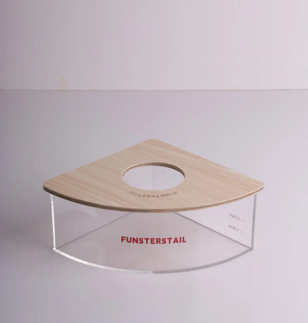 Funsterstail Hamster Bathroom Corner - Premium Plastic Sand Bath for Happy Fluff - Essential for Clean Fur & Cage Hygiene