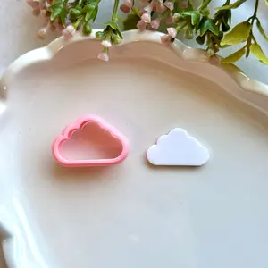 Cloud & Raindrop Clay Cutters | 0.2mm Precision Blade, PLA+ Cutter