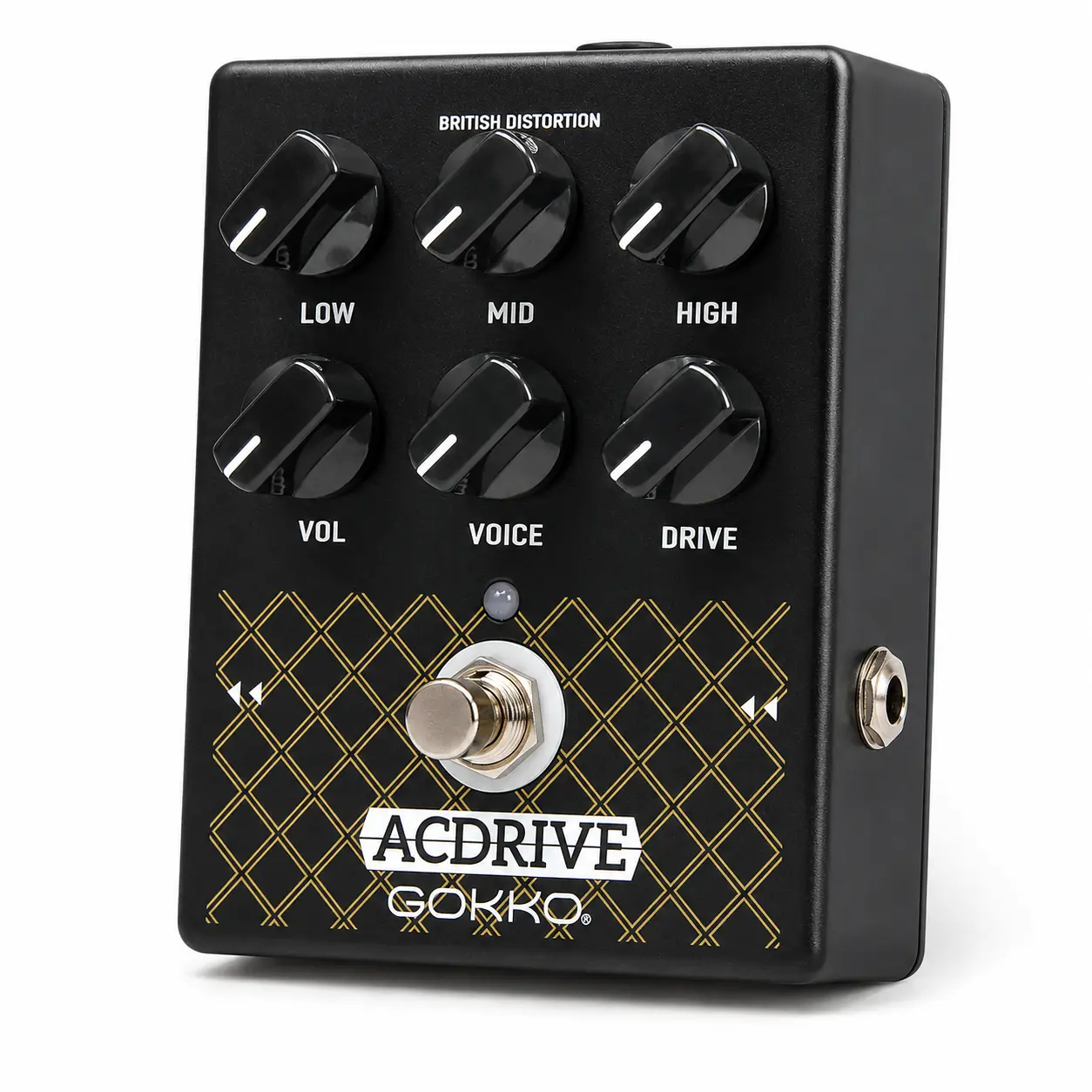 GK-35 Analog British Style Electric Guitar Amplifier Simulator Pedal, with 6 Independent Controls for Guitar Effects Accessory Use