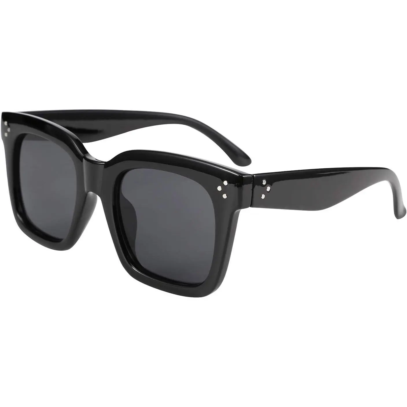 EyeconicFinds Women's Vintage Butterfly Heart Sunglasses - Designer Luxury Square Gradient Shades, Modern Frames for Driving/OOTD, Style B2486, Heart Sunglasses Frames