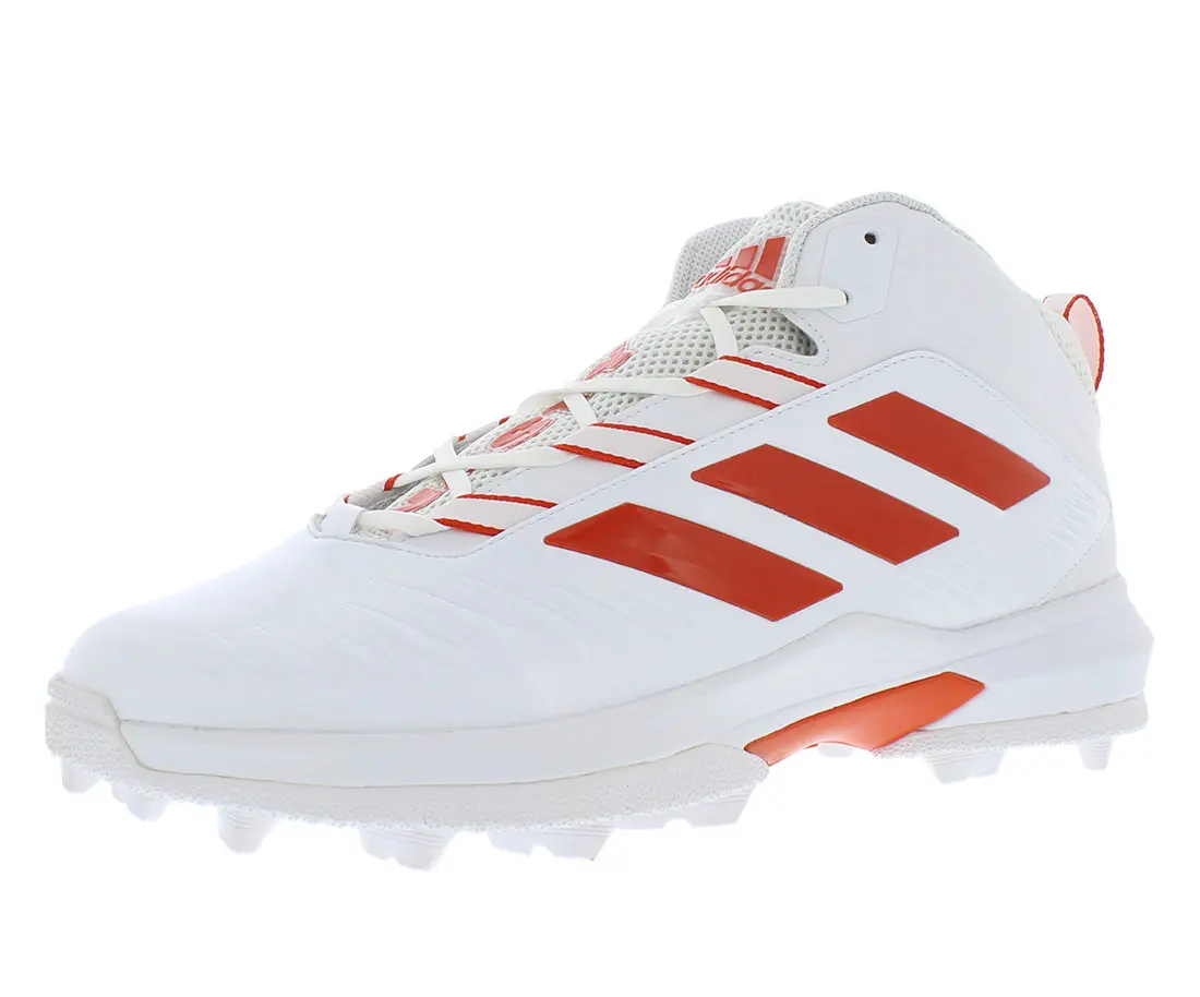 Adidas SM Nasty Torsion 2E Lace-Up Men’s Sports Sneakers - Outdoor Performance Sports Shoe, Footwear White/Core Orange/Footwear White, Men’s Shoes