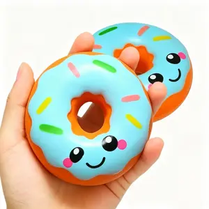 3.94 Inch Scented Donut Squishy Toys, Slow Rise Soft Squeeze Toy for Kids & Adults
