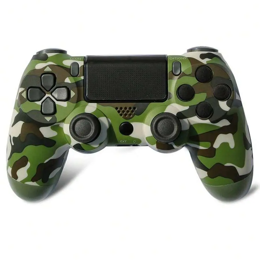 Gamepad Compatible With PS4/Slim/Pro And PC.Metal Controller With Acceleration Function, 3.5mm Audio Jack, Dual Vibration, Touchpad, And Six-Axis Sensor