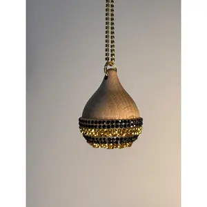 NDST Hanging Air Diffuser - FULL Bling NDST Diffuser Bottle (Black & Gold)