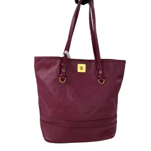 Pre-owned Louis Vuitton leather Tote Bags Citadine Monogram Empreinte Tote Bag QG1614