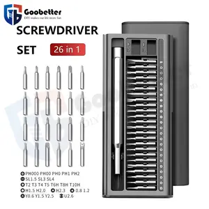 26-in-1 to 63-in-1 Small screwdriver set! Magnetic Repair Repair Mobile Phone Tablet Computer Electronics Glasses Watch kit repair tool precision screwdriver Watch Band diy screwdriver dad gift，Father's Day gift