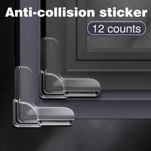 12 Counts Large Clear Corner Protectors, Table Edge Guards and Bumpers for Baby Proofing Furniture, Corner Protectors for Table and More