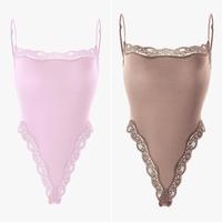 2pcs Bodysuit(Sienna/Pink)