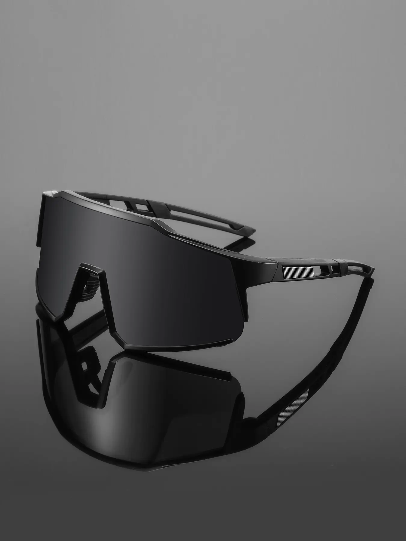 New Men's Colorful One-Piece Lens Sunglasses, Stylish Trendy Windproof Glasses for Biking, Windproof Outdoor Eyewear, Sports Eyewear, Lightweight Sports Shades, Summer Sports Sunglasses, Unisex Fashion Accessory for All Seasons