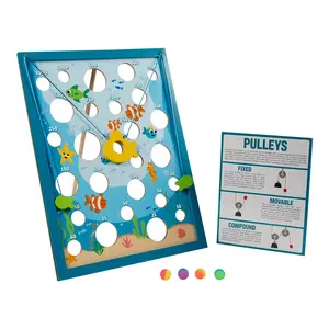 6 Pc. STEM Feed Me Pulley Activity Learning Challenge Craft Kit - Makes 1