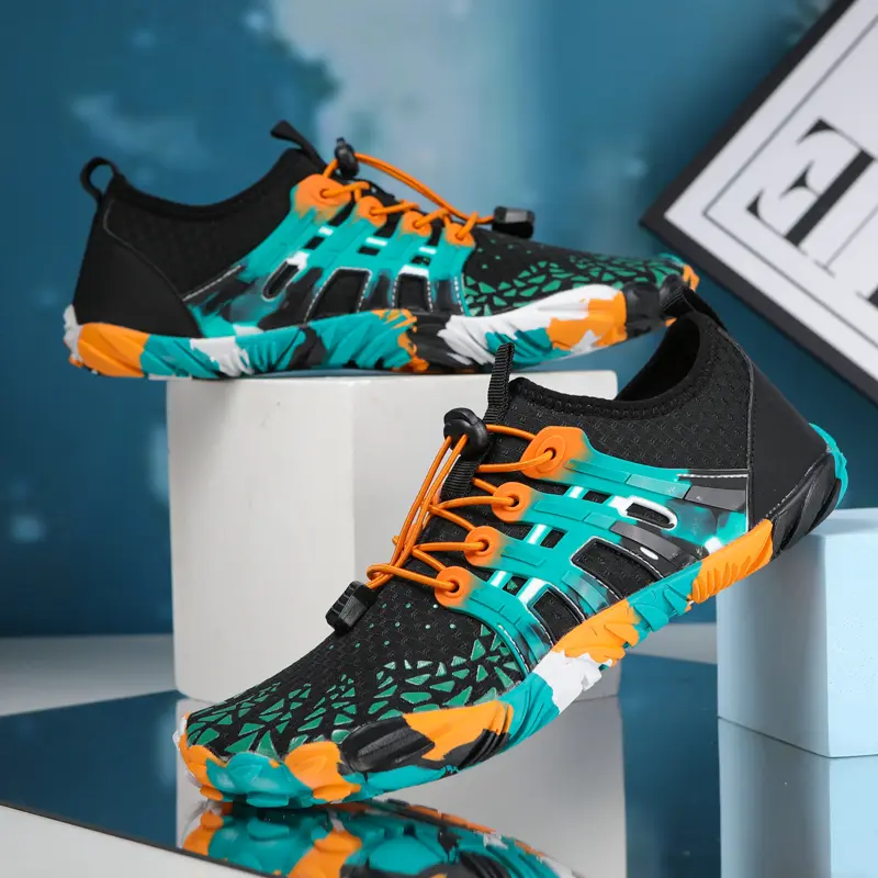 Men's Quick-Dry Aqua Sneakers - Lightweight, Slip-Resistant Training Shoes for Beach, River Trekking, Sneaker Water Sports Footwear