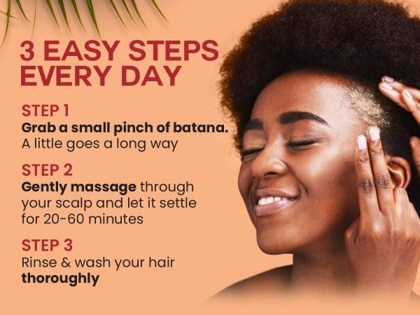 Lebanta Raw Batana Oil for Hair Growth - 100% Pure, Organic 4oz Batana from Honduras for Thick and Strong Natural Hair - Dr. Sebi Unrefined Cold Pressed Cosmetic Scalp Mask for Men & Women (1 Pack)