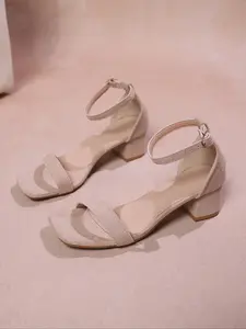 Stylish PU Leather Pointed Toe Minimalist High Heel Sandals, Comfortable Cut Out Strap Design for Women, Versatile Summer Footwear, Rubber Sole