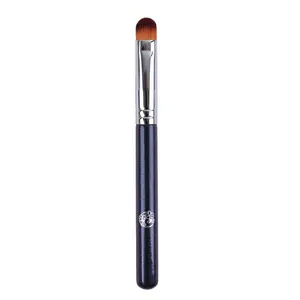 Under Eye Flat Concealer Makeup Brush for Eyebrows Foundation Concealer Blending with Liquid Cream Cosmetics Flawless Full Coverage Vegan Face Brush Blue
