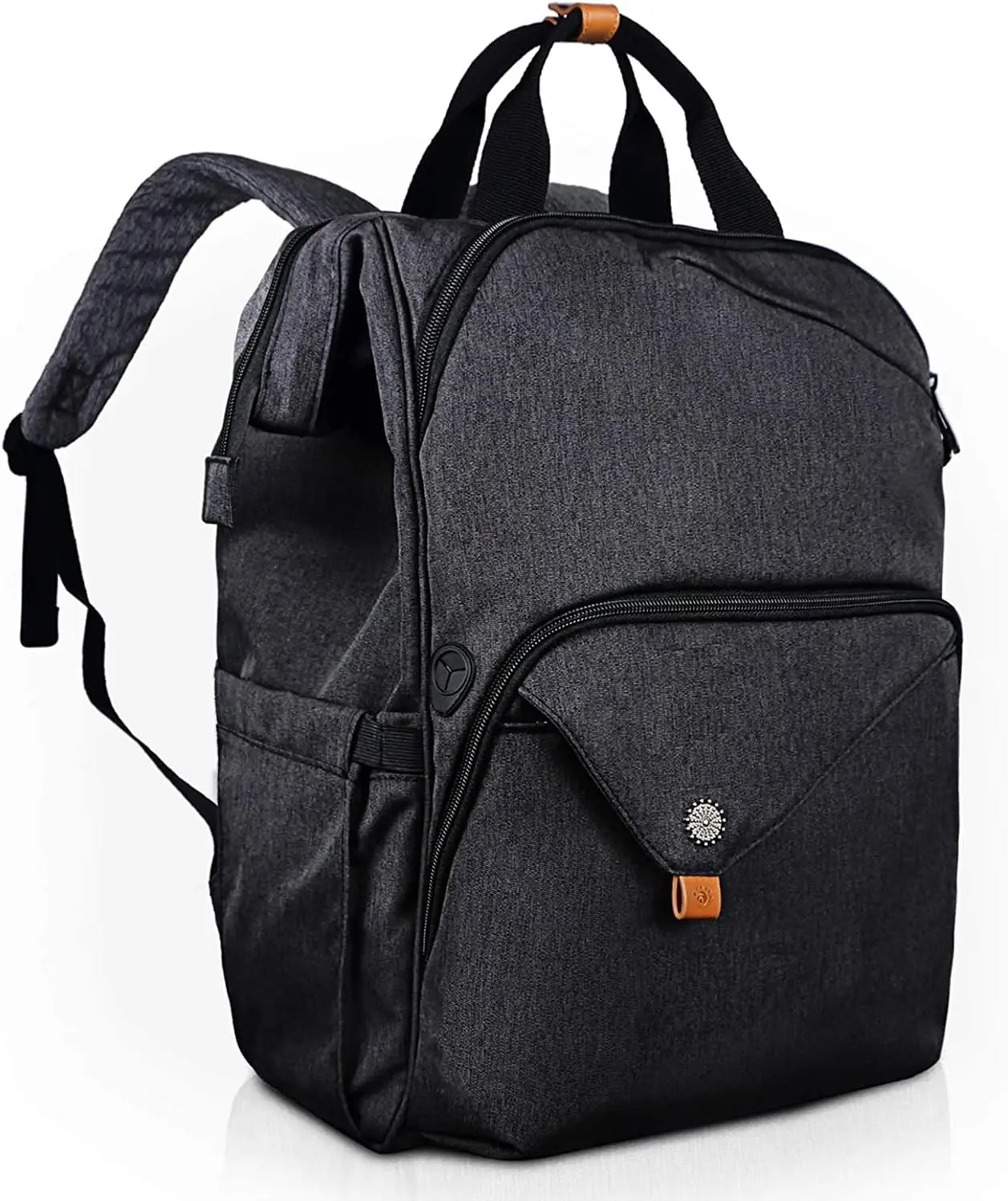 Hap Tim 15.6in Unisex Laptop Backpack - Water Resistant, 1.6lbs Lightweight, Adjustable Shoulder Straps, Multiple Pockets, Travel Carry On Bag for College Students, Waterproof Laptop Bag, Backpacks For School