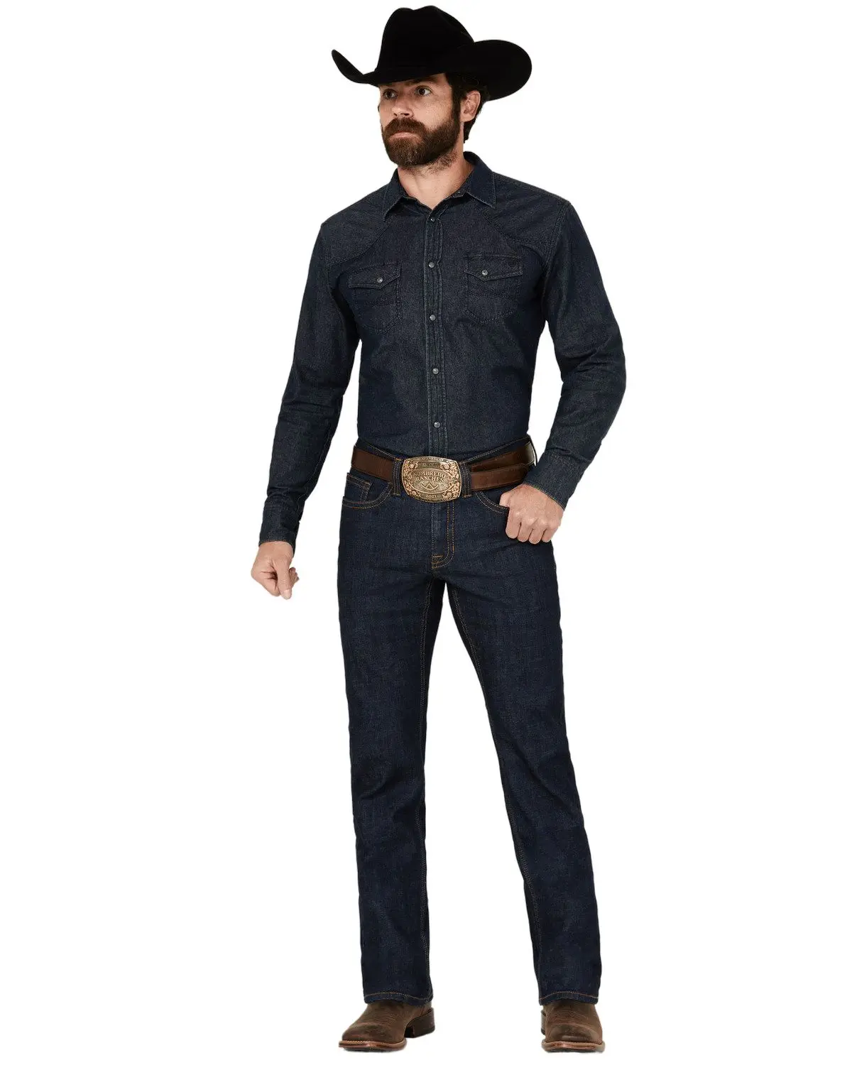 Cody James Men's Showdown Wash Jackson Slim Straight Stretch Denim Jeans - Cjsp24j54-Dkw