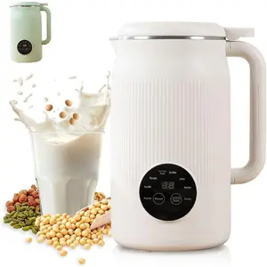 8-in1 Multifunction 40oz Nut Milk Maker Blender for Homemade Soy, Almond, Oat, Coconut,  Based Milks and Non-Dairy Beverages. Delayed Start, Automatic Cleaning, Boils Water, Keeps Drinks Warm.