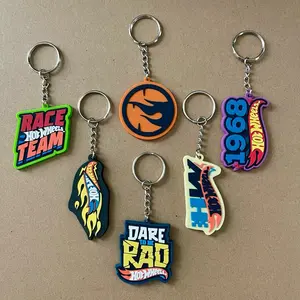 Hot Wheels Rubber Keychain - Japan Exclusive Collectible Model Car Accessory, Cool Key Chain Decorations, Keyrings for Keys, Backpacks