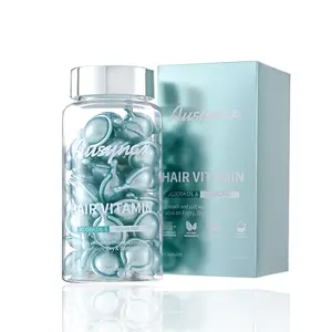 Ausynax Hair Treatment Serum - Hair Styling Serum for Frizzy  satin Styling & Moisturizing Oil Capsules- no Rinse with Jojoba Oils - Conditioner for Women & Men 50 Capsule