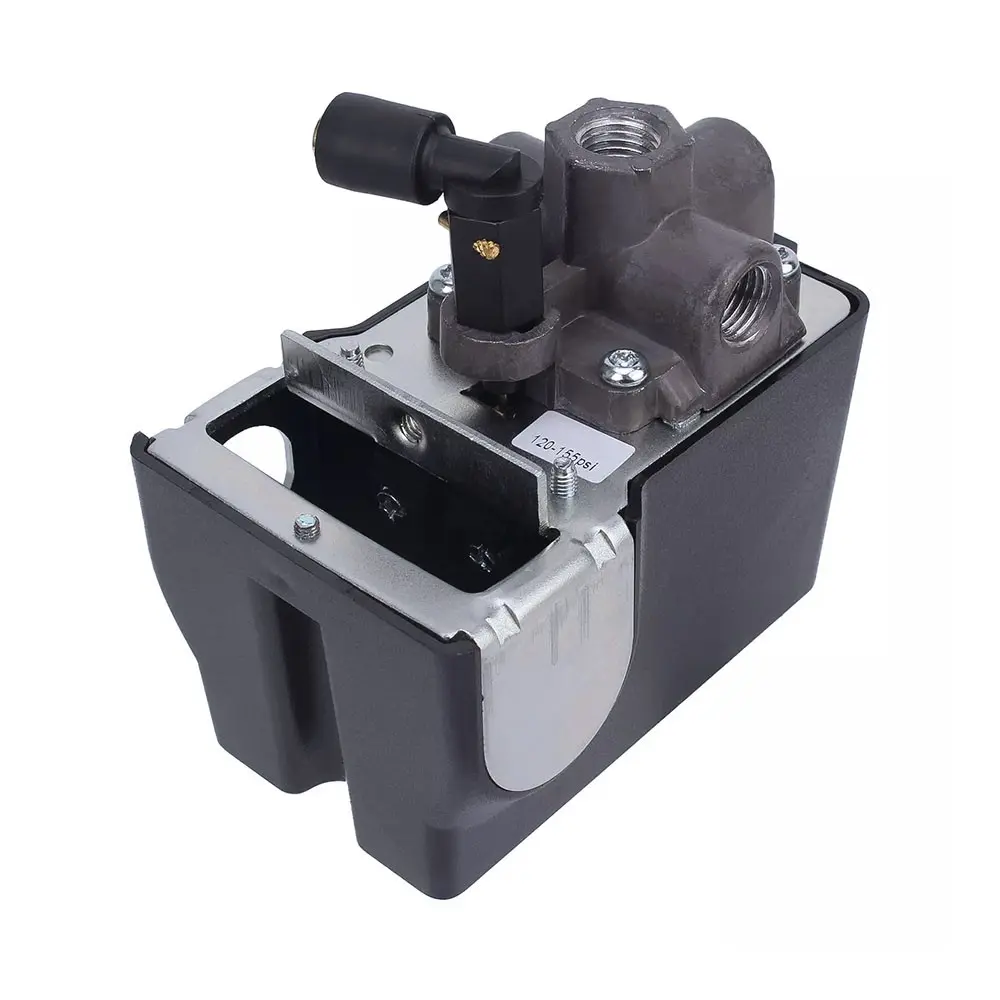 034-0184 Powermate Air Compressor Pressure Switch, 120-155 PSI (125 PSI Cut-In), 120/240V, 26A, 4-Port, Quick Connect Fittings, FNPT Inlet, Compatible with MDR 11/11 EA, wl611701