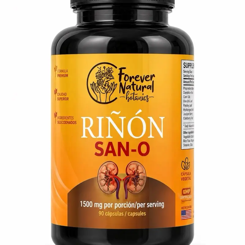 Forever Natural Kidney Detox Capsules - 90 Count Herbal Supplement with Horsetail, Uva Ursi Leaves, Cranberry Fruit, and Parsley Dietary Supplement